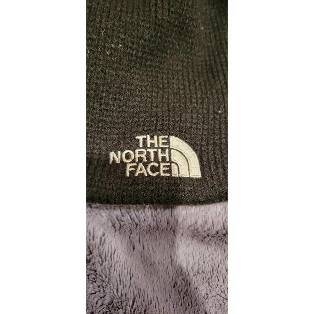 The North Face Black Knit Beanie Winter Hat One Size Ski Snowboard Logo Outdoor